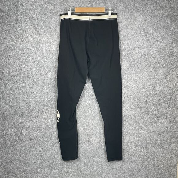 Champion Womens Base Layer Metallic Spellout Leggings Size L Athleisure Stretch - Picture 4 of 9